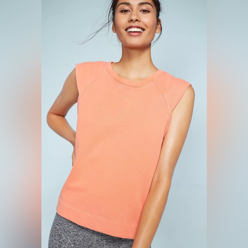 NWT Anthropologie Stateside Summer Sweatshirt Tank